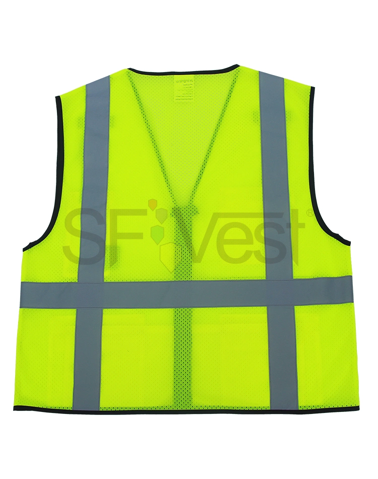 100% Polyester Mesh Reflective Safety Vest with ANSI/Isea 107-2020