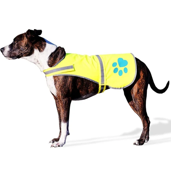 Großhandel Hunde Outdoor Schutzjacke LED Sicherheitsreflektierende Weste Haustier Reflektierende Sicherheitswesten